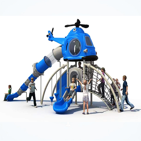 Helicopter themed jungle gym